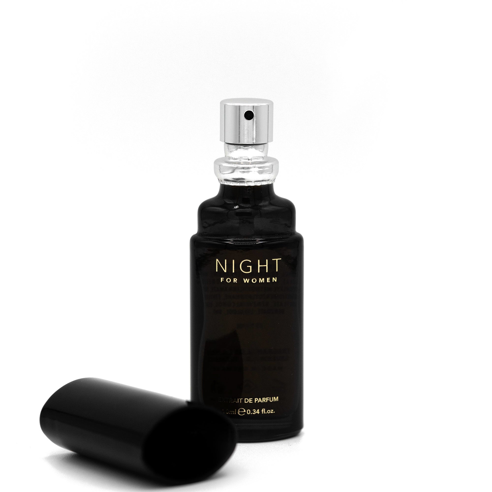 NIGHT for Women fragrance bottle 10ml open cap