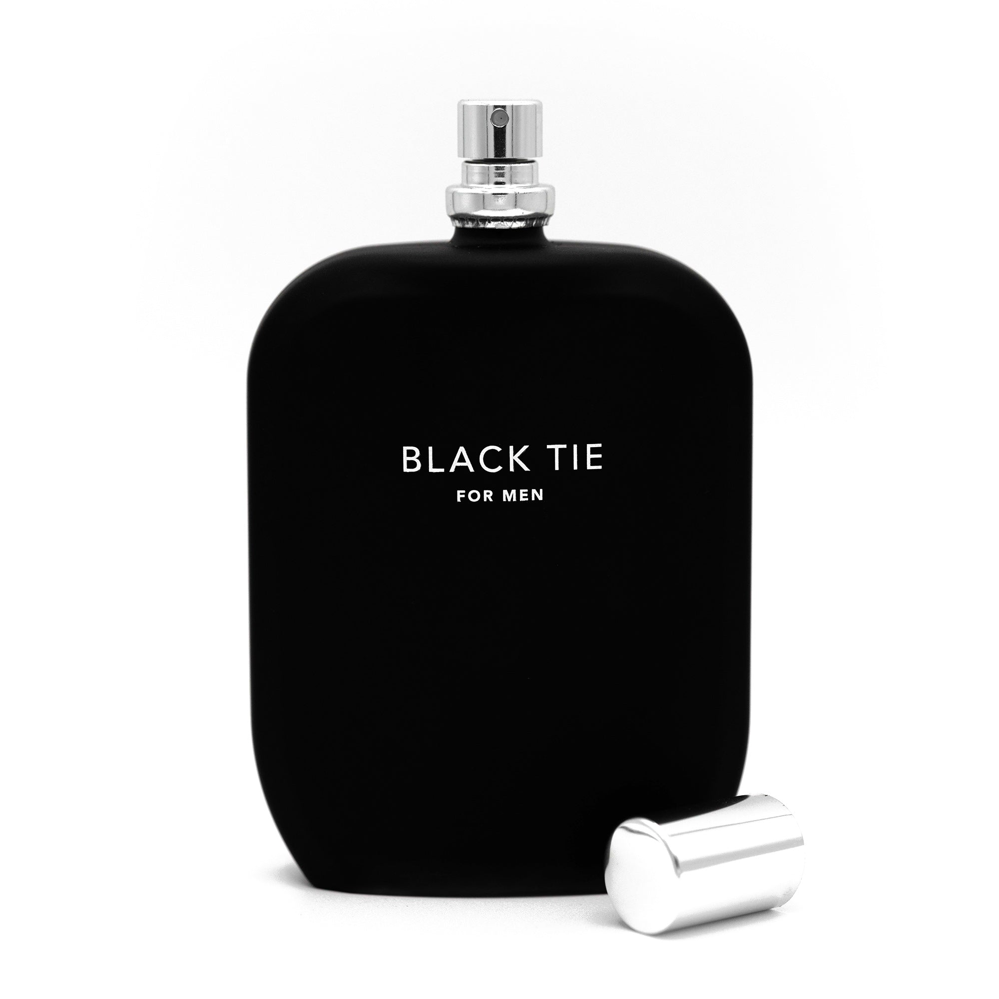Black TIE fragrance bottle 100ml open cap