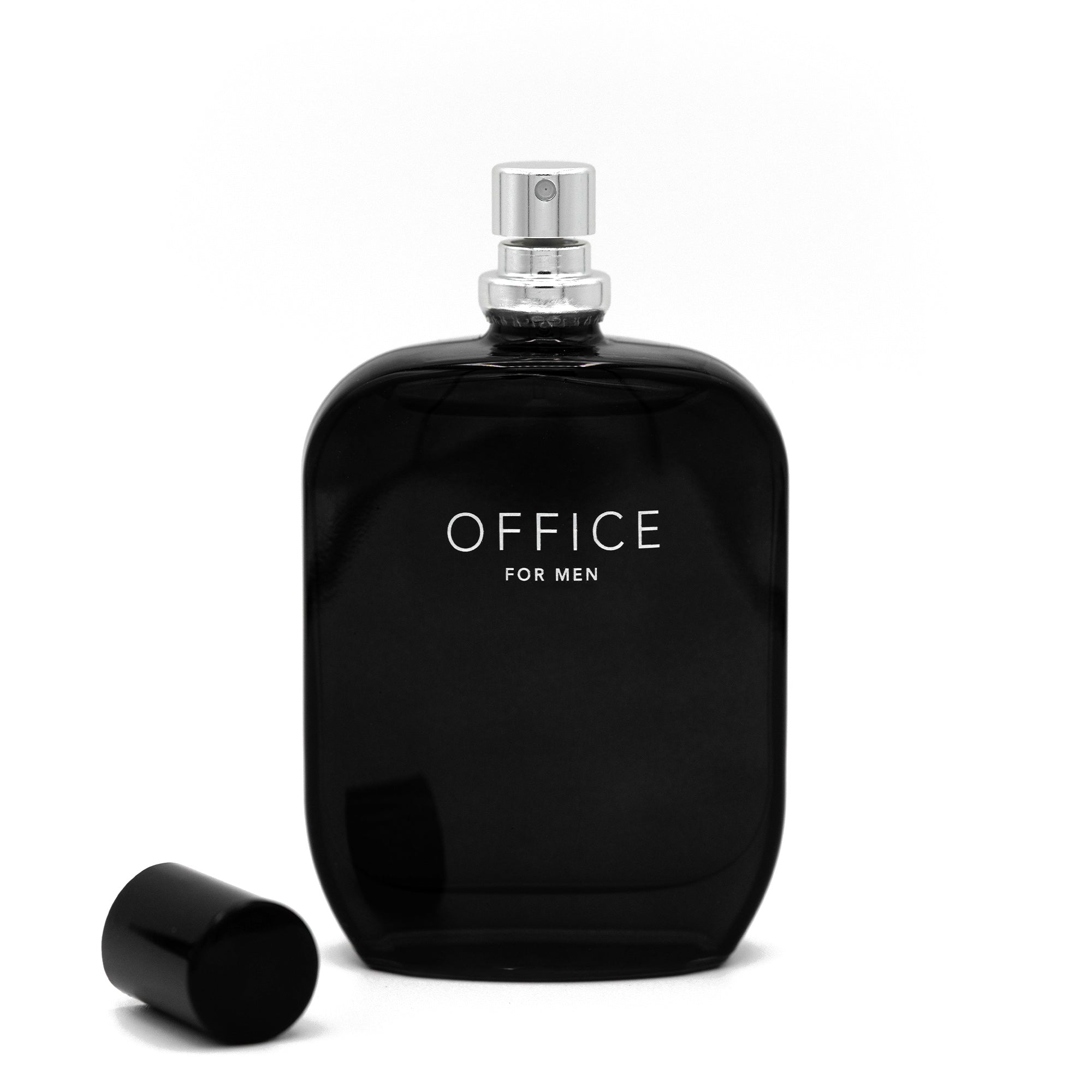 OFFICE for Men fragrance bottle 50ml open cap